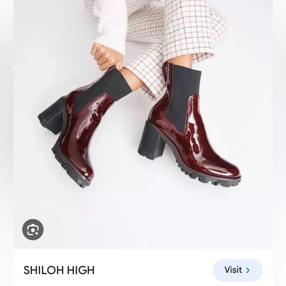 Rag & Bone Shiloh High Boot in Oxblood Size 38.5 / 7.5